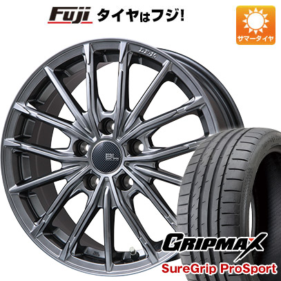 【新品国産車用5穴114.3】 夏タイヤ ホイール4本セット 215/40R18 グリップマックス シュアグリップ PRO SPORT BSW(限定) ブランドルライン DF-10M ハイパーグレー 7.5J 18インチ(送料無料)