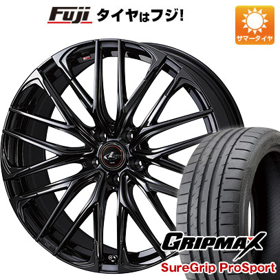 【新品国産車用5穴114.3】 夏タイヤ ホイール4本セット 245/40R20 グリップマックス シュアグリップ PRO SPORT BSW(限定) WEDS ウェッズ レオニス SK 8.5J 20インチ(送料無料)