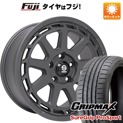 【新品国産車用5穴114.3】 夏タイヤ ホイール4本セット 225/40R18 グリップマックス シュアグリップ PRO SPORT BSW（限定） OZ SPARCO グラベル 8J 18インチ(送料無料)｜フジコーポレーション