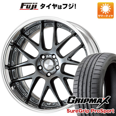 【新品国産車用5穴114.3】 夏タイヤ ホイール4本セット 245/40R19 グリップマックス シュアグリップ PRO SPORT BSW（限定） WORK ワーク ランベック LM7 8J 19インチ(送料無料)