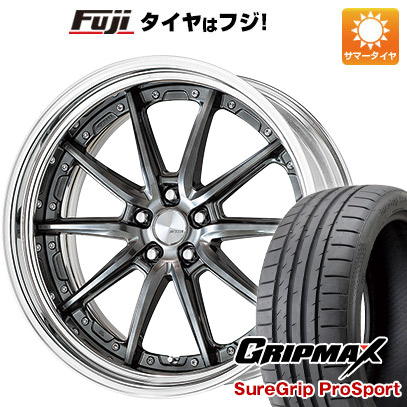 【新品国産車用5穴114.3】 夏タイヤ ホイール4本セット 245/35R21 グリップマックス シュアグリップ PRO SPORT BSW（限定2024年製） WORK ワーク ランベック LS10 8.5J 21インチ(送料無料)