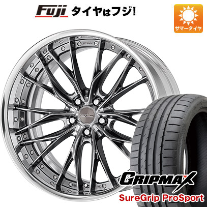 【新品国産車用5穴100】 夏タイヤ ホイール4本セット 245/45R19 グリップマックス シュアグリップ PRO SPORT BSW（限定） WORK ワーク シュヴァート ブルネン 8J 19インチ(送料無料)