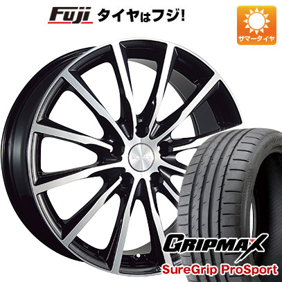 【新品国産車用5穴114.3】 夏タイヤ ホイール4本セット 225/40R19 グリップマックス シュアグリップ PRO SPORT BSW（限定） ブリヂストン バルミナ A12 7.5J 19インチ(送料無料)
