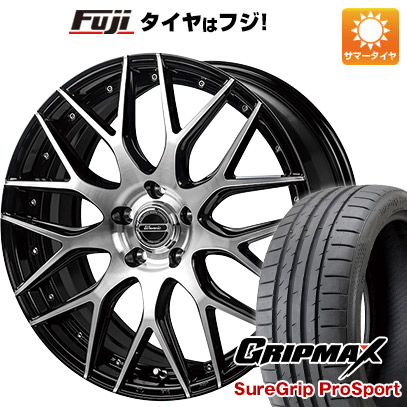 【新品国産車用5穴114.3】 夏タイヤ ホイール4本セット 245/40R19 グリップマックス シュアグリップ PRO SPORT BSW(限定) モンツァ ワーウィック MX-09 8J 19インチ(送料無料)|フジコーポレーション