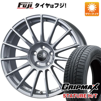 【新品国産車用5穴100】 夏タイヤ ホイール4本セット 225/55R18 グリップマックス スタチャー H/T BSW（限定） OZ スーパーツーリズモ LM 7.5J 18インチ(送料無料)