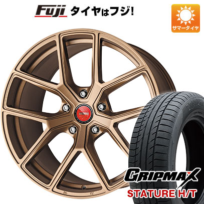 【新品国産車用5穴114.3】 夏タイヤ ホイール4本セット 235/55R19 グリップマックス スタチャー H/T BSW（限定） モモ RF-01 8.5J 19インチ(送料無料)｜フジコーポレーション