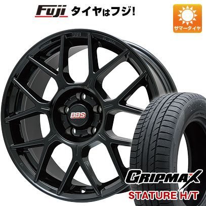【新品国産車用5穴114.3】 夏タイヤ ホイール4本セット 235/55R19 グリップマックス スタチャー H/T BSW（限定） BBS GERMANY XR グロスブラック 8.5J 19インチ(送料無料)
