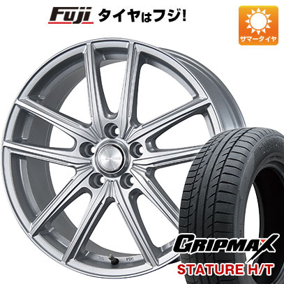 【新品国産車用5穴114.3】 夏タイヤ ホイール4本セット 225/60R18 グリップマックス スタチャー H/T BSW（限定） ブリヂストン エコフォルム SE-20 7.5J 18インチ(送料無料)
