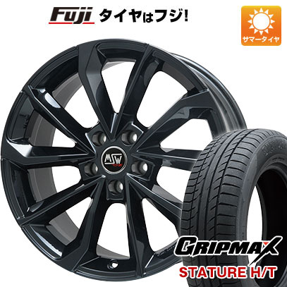 【新品国産車用5穴114.3】 夏タイヤ ホイール4本セット 225/65R17 グリップマックス スタチャー H/T BSW（限定） MSW by OZ Racing MSW 42(グロスブラック) 7.5J 17インチ(送料無料)｜フジコーポレーション