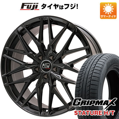 【新品国産車用5穴114.3】 夏タイヤ ホイール4本セット 235/55R19 グリップマックス スタチャー H/T BSW（限定） MSW by OZ Racing MSW 50(グロスブラック) 8J 19インチ(送料無料)