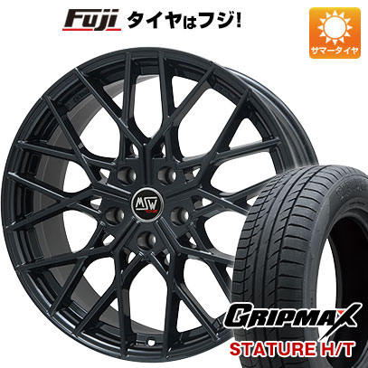 【新品国産車用5穴114.3】 夏タイヤ ホイール4本セット 235/55R19 グリップマックス スタチャー H/T BSW(限定) MSW by OZ Racing MSW 74(グロスブラック) 8J 19インチ(送料無料)