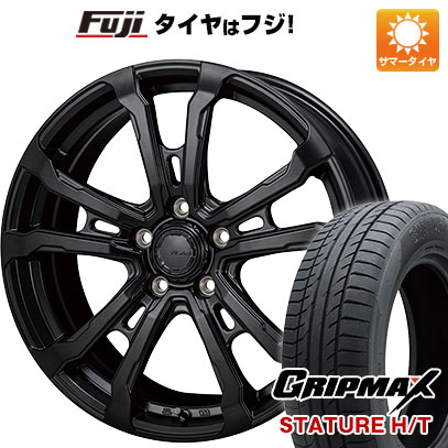 【新品国産車用5穴114.3】 夏タイヤ ホイール4本セット 235/50R18 グリップマックス スタチャー H/T BSW（限定） モンツァ HI-BLOCK ヴィラス 7.5J 18インチ(送料無料)｜フジコーポレーション