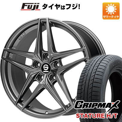 【新品国産車用5穴114.3】 夏タイヤ ホイール4本セット 225/65R17 グリップマックス スタチャー H/T BSW（限定） OZ SPARCO レコード 7.5J 17インチ(送料無料)