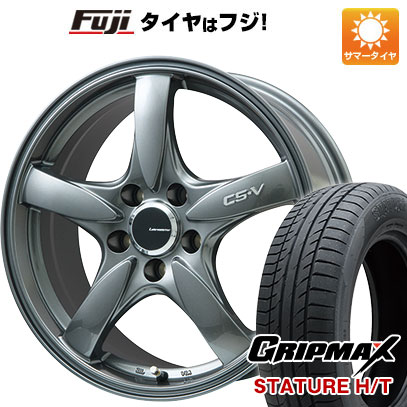 【新品国産車用5穴114.3】 夏タイヤ ホイール4本セット 235/50R18 グリップマックス スタチャー H/T BSW（限定） レアマイスター CS-V(ガンメタ) 7.5J 18インチ(送料無料)
