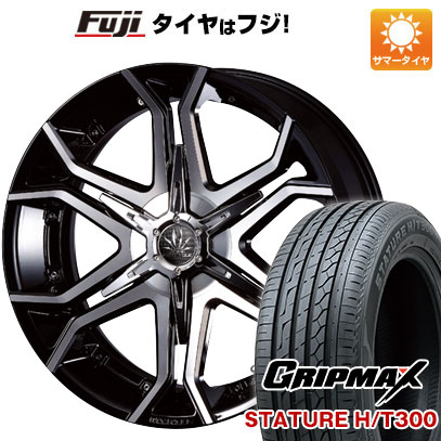 【新品国産車用5穴114.3】 夏タイヤ ホイール4本セット 235/55R20 グリップマックス スタチャー H/T300 BSW（限定） クリムソン マーテル ブルホーン【限定】 8.5J 20インチ(送料無料)