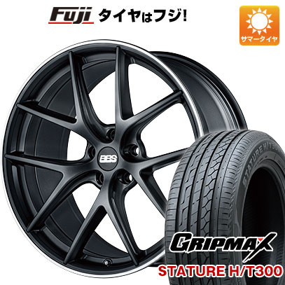 【新品国産車用5穴114.3】 夏タイヤ ホイール4本セット 235/55R19 グリップマックス スタチャー H/T300 BSW（限定） BBS GERMANY CI-R サテンブラック 8.5J 19インチ(送料無料)