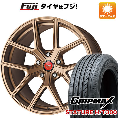 【新品国産車用5穴114.3】 夏タイヤ ホイール4本セット 235/55R19 グリップマックス スタチャー H/T300 BSW(限定) モモ RF-01 8.5J 19インチ(送料無料)|フジコーポレーション