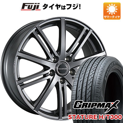 【新品国産車用5穴114.3】 夏タイヤ ホイール4本セット 235/55R18 グリップマックス スタチャー H/T300 BSW(限定) ブリヂストン バルミナ BR10 7.5J 18インチ(送料無料)|フジコーポレーション