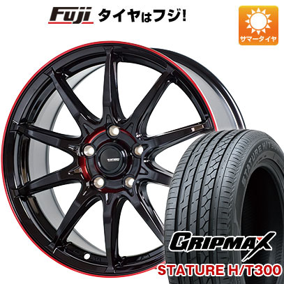【新品国産車用5穴114.3】 夏タイヤ ホイール4本セット 225/60R18 グリップマックス スタチャー H/T300 BSW(限定) ホットスタッフ ジースピード P-05R 7J 18インチ(送料無料)|フジコーポレーション