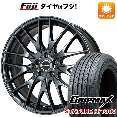 【新品国産車用5穴114.3】 夏タイヤ ホイール4本セット 225/55R19 グリップマックス スタチャー H/T300 BSW(限定2024年製) ビッグウエイ レイシーン プラバ9M(BMC) 8J 19インチ(送料無料)