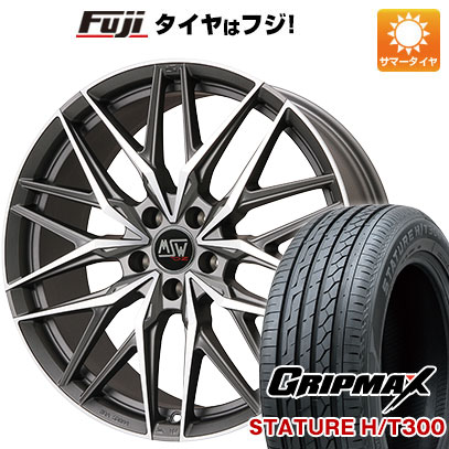 【新品国産車用5穴114.3】 夏タイヤ ホイール4本セット 235/55R19 グリップマックス スタチャー H/T300 BSW（限定） MSW by OZ Racing MSW 50(マットガンメタポリッシュ) 8J 19インチ(送料無料)