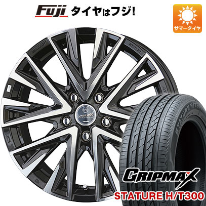 【新品国産車用5穴114.3】 夏タイヤ ホイール4本セット 225/55R18 グリップマックス スタチャー H/T300 BSW(限定) 共豊 スマック レジーナ 7.5J 18インチ(送料無料)|フジコーポレーション