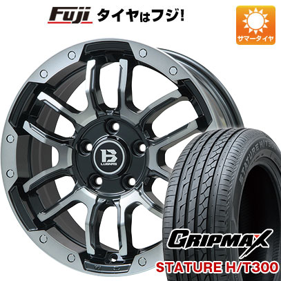 【新品国産車用5穴114.3】 夏タイヤ ホイール4本セット 235/55R18 グリップマックス スタチャー H/T300 BSW（限定） ビッグウエイ B-LUGNAS FRD(ブラックポリッシュ/ブラッククリア) 7.5J 18インチ(送料無料)｜フジコーポレーション 76,670円