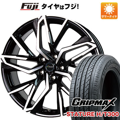 【新品国産車用5穴114.3】 夏タイヤ ホイール4本セット 225/55R19 グリップマックス スタチャー H/T300 BSW(限定2024年製) ホットスタッフ クロノス CH-112 7.5J 19インチ(送料無料)