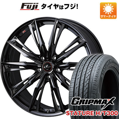 【新品国産車用5穴114.3】 夏タイヤ ホイール4本セット 235/55R19 グリップマックス スタチャー H/T300 BSW(限定) WEDS ウェッズ レオニス GX 8J 19インチ(送料無料)|フジコーポレーション