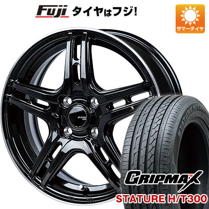 【新品国産車用5穴114.3】 夏タイヤ ホイール4本セット 225/55R18 グリップマックス スタチャー H/T300 BSW（限定） モンツァ JPスタイル R52 7J 18インチ(送料無料)
