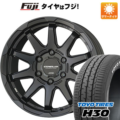 【新品】ハイエース200系 夏タイヤ ホイール4本セット 195/80R15 107/105N トーヨー H30 共豊 サーキュラー C10X 15インチ(送料無料)|フジコーポレーション