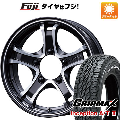 【新品】ジムニー 夏タイヤ ホイール4本セット 175/80R16 グリップマックス インセプション A/TII RWL(限定) エムズスピード キーラー 5.5J 16インチ(送料無料)
