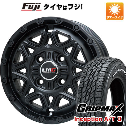 【新品 軽自動車】軽トラ 軽バン 夏タイヤ ホイール4本セット 145R12C 80/78N グリップマックス インセプション A/TII RWL(限定) レアマイスター LMG モンタグナ(マットブラック) 4J 12インチ(送料無料) 39,195円