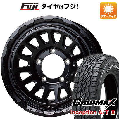【新品】ジムニー 夏タイヤ ホイール4本セット 175/80R16 グリップマックス インセプション A/TII RWL(限定) ホットスタッフ バークレイハードロック リザード 5.5J 16インチ(送料無料)