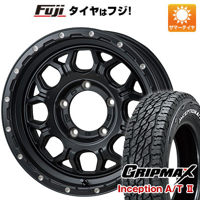 【新品】ジムニー 夏タイヤ ホイール4本セット 175/80R16 グリップマックス インセプション A/TII RWL(限定) モンツァ HI-BLOCK ジェラード 5.5J 16インチ(送料無料)