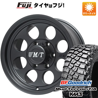【新品国産車用6穴139.7】 夏タイヤ ホイール4本セット 265/70R16 BFグッドリッチ マッドテレーンT/A KM3 ミッキートンプソン クラシック3 ブラック 8J 16インチ(送料無料)