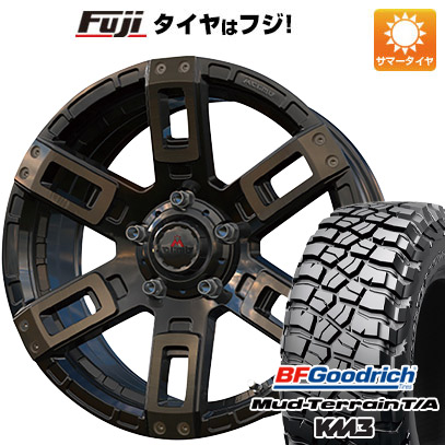 【新品】デリカD5 夏タイヤ ホイール4本セット 245/70R16 BFグッドリッチ マッドテレーンT/A KM3 エムクライム カノン 7J 16インチ(送料無料)