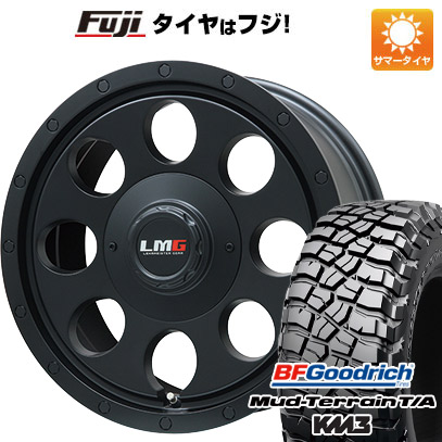 【新品国産車用6穴139.7】 夏タイヤ ホイール4本セット 265/70R16 BFグッドリッチ マッドテレーンT/A KM3 レアマイスター LMG CS-8 マットブラック 16インチ(送料無料)|フジコーポレーション