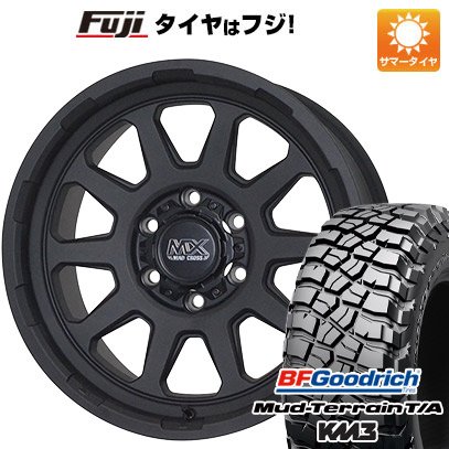 【新品】プラド/ハイラックス 夏タイヤ ホイール4本セット 265/70R17 BFグッドリッチ マッドテレーンT/A KM3 ホットスタッフ マッドクロス レンジャー 8J 17インチ(送料無料)