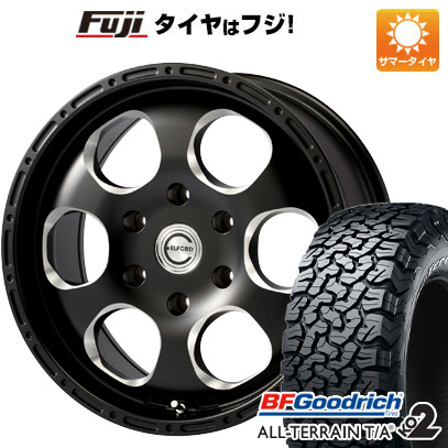 【新品国産車用6穴139.7】 夏タイヤ ホイール4本セット 35X12.5R17 BFグッドリッチ オールテレーンT/A KO2 RWL/RBL エルフォード ブラッドストック 1P 8J 17インチ(送料無料)｜フジコーポレーション