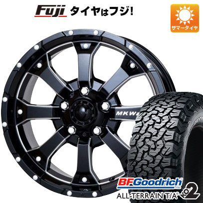 取付対象 送料無料 225 70R16 16インチ MKW MK-46 M L+ 7J サマータイヤ RBL 当社の オールテレーンT KO2 A RWL BFG 超ポイントアップ祭 ホイール4本セット BFグッドリッチ 7.00-16