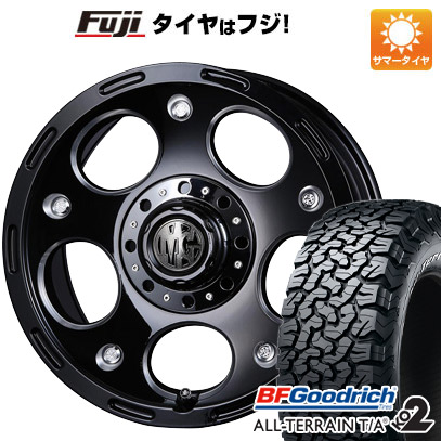 【新品国産車用6穴139.7】 夏タイヤ ホイール4本セット 275/70R17 BFグッドリッチ オールテレーンT/A KO2 RWL/RBL クリムソン マーテルギア(MG) デーモン【限定】 8J 17インチ(送料無料)
