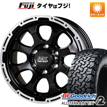 【新品国産車用6穴139.7】 夏タイヤ ホイール4本セット 35X12.5R17 BFグッドリッチ オールテレーンT/A KO2 RWL/RBL ホットスタッフ マッドクロス グレイス 8J 17インチ(送料無料)