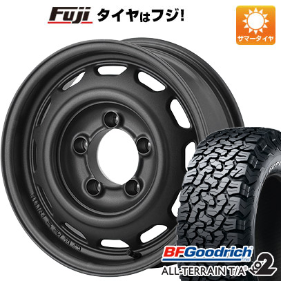 【新品】ジムニーシエラ/ジムニーノマド 夏タイヤ ホイール4本セット 30X9.5R15 BFグッドリッチ オールテレーンT/A KO2 RWL/RBL アピオ ワイルドボア ベンチュラ 6J 15インチ(送料無料)｜フジコーポレーション