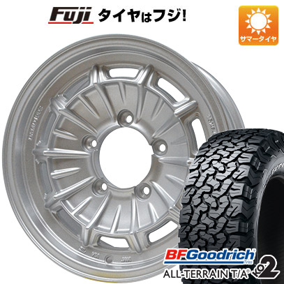 【新品】ジムニーシエラ/ジムニーノマド 夏タイヤ ホイール4本セット 30X9.5R15 BFグッドリッチ オールテレーンT/A KO2 RWL/RBL ダムド カンタービレ 6J 15インチ(送料無料) 104,300円