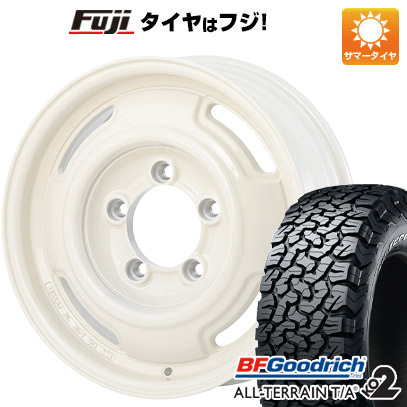 【新品】ジムニーシエラ/ジムニーノマド 夏タイヤ ホイール4本セット 30X9.5R15 BFグッドリッチ オールテレーンT/A KO2 RWL/RBL アピオ ワイルドボア SR+ 6J 15インチ(送料無料)