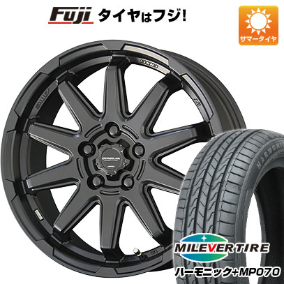 【新品 軽自動車】N-BOX タント スペーシア 夏タイヤ ホイール4本セット 165/55R15 ミレバー ハーモニック プラス MP070(限定) 共豊 サーキュラー C10S 4.5J 15インチ(送料無料)