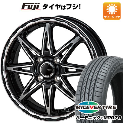 【新品 軽自動車】N-BOX タント スペーシア 夏タイヤ ホイール4本セット 165/55R15 ミレバー ハーモニック プラス MP070(限定) モンツァ ピエディーノ スタイルS 15インチ(送料無料)｜フジコーポレーション 53,700円