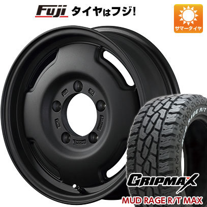 【新品】ジムニー 夏タイヤ ホイール4本セット 185/85R16 グリップマックス マッドレイジR/T MAX RWL(限定2024年製) アピオ ワイルドボア SR 5.5J 16インチ(送料無料)