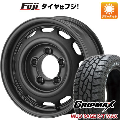 【新品】ジムニー 夏タイヤ ホイール4本セット 185/85R16 グリップマックス マッドレイジR/T MAX RWL(限定2024年製) アピオ ワイルドボア ベンチュラ 5.5J 16インチ(送料無料)｜フジコーポレーション